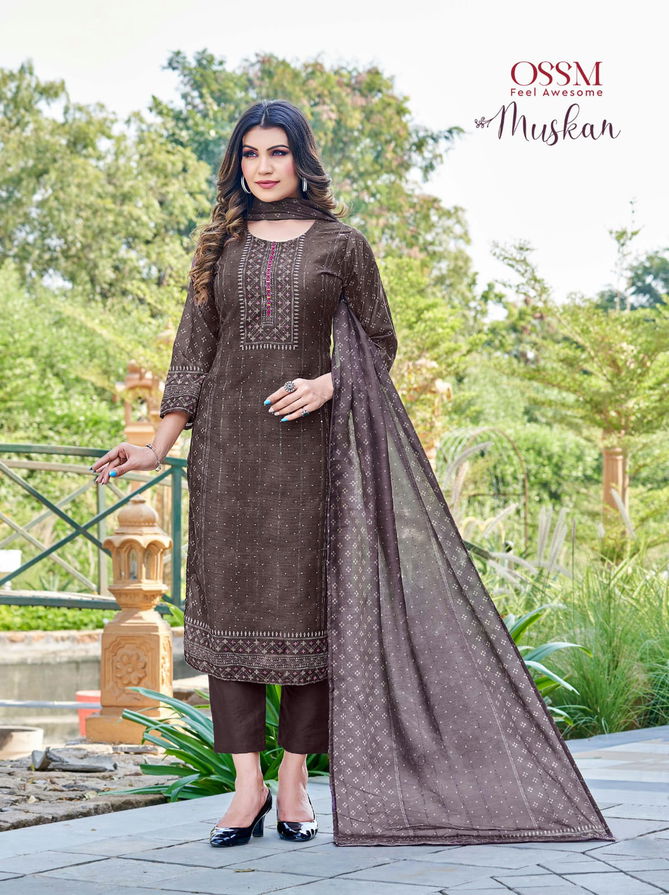 Muskan Ossm Viscose Exclusive Wear Wholesale Readymade Salwar Suit